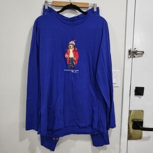 Polo Ralph Lauren Blue Pajama Set - Size XL